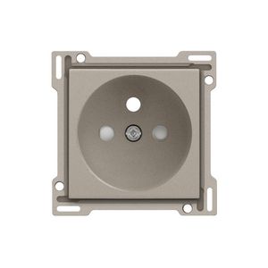 Afwerkingsset voor stopcontact met penaarde en beschermingsafsluiters