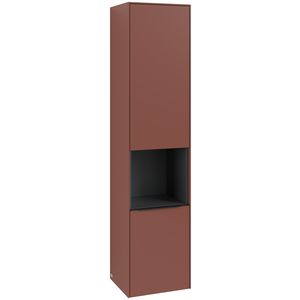 Hoge kast SUBWAY 3.0 400x1710x362mm Wine Red C58801AH greep Volcano Black