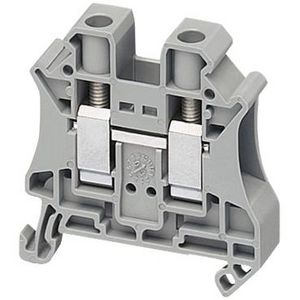 Doorvoer klemmenblok 10mm² Enkel niveau Grijs Linergy VVE=50