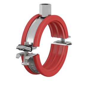 Pijpbeugel BSM/S M8/10 Ø108-116mm (4") met siliconen inlage Fastfix VVE=25