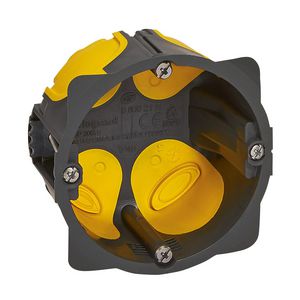 Eco Batibox 1V 40mm diep-Luchtdichte inbouwdoos voor hollewa