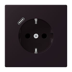 Wandcontactdoos met R/A + lader USB C Saf+ LC4320E