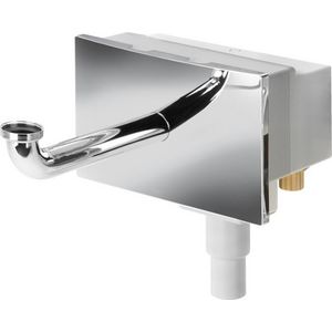 inbouwaansluitbox 302x241 kunststof/grijs