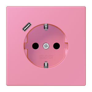Wandcontactdoos met R/A + lader USB C Saf+ LC4320C