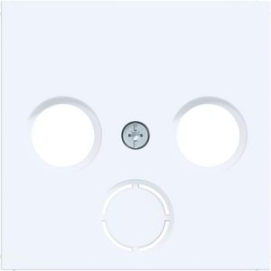 Centraalpl antennecontactdoos 2/3-gaats uitbr. A.x/C.x wit m