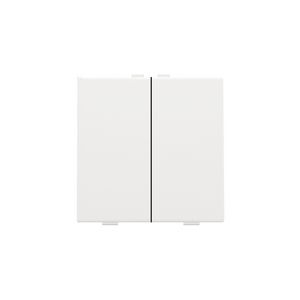2-voudige drukknop Home Control white coated