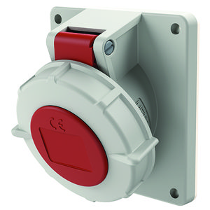 Inbouwwandcontactdoos 16A 4-polig  6H 400V IP67 TwinCONTACT