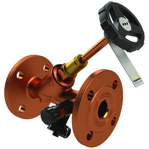 LF-stopkraan+aftapper+flenzen DN100