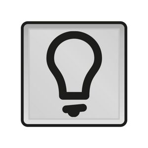 Lampsymbool spuitwaterdichte controleschakelaars/drukknoppen