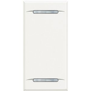 Wipschakelaar Zonder symbool 2f 1 module 2 ind.lamp VVE=10