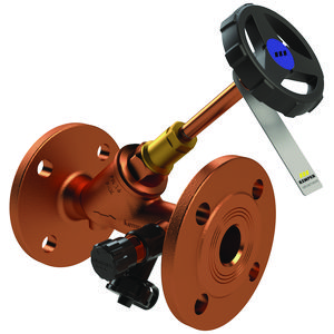 Stopkraan+aftapper+flenzen DN100