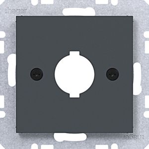 Centraalpl diam.18,8 mm A.x/C.x/S.1/B.x/Q.x/K.x antraciet