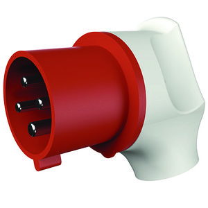 Haakse contactstop 32A 4-polig  6H 400V IP44
