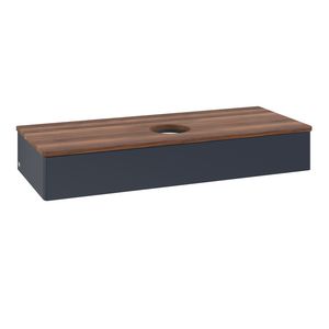 Wastafelonderkast Antao 1200x190x500mm Mid.Blue Matt Lacquer K10012HG