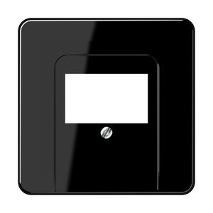 Afdekking zwart v. speaker aansl. CD500