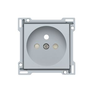 Afwerkingsset stopcontact penaarde/besch.afsl. sterling