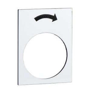 Etiket 30x40mm Markering symbool Wit Harmony XAC VVE=10