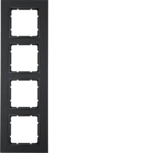 Afdekraam 4-v berker B.7 antraciet mat