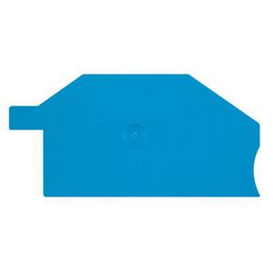 Afsluit- eindplaat d.beige h:76.35mm b:1.5mm V- VVE=20