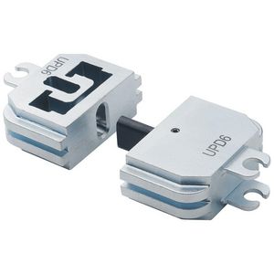 Inzetstuk gaten DIN rail UPD6