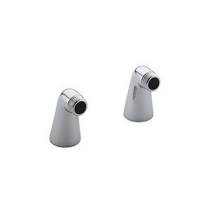 Staande koppelingen 3/4" (2st) chroom