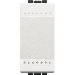 Wipschakelaar wit 1 module Livinglight VVE=10