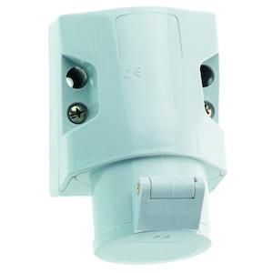 Wandcontactdoos 10h 16A 2P 50V IP44 80x70