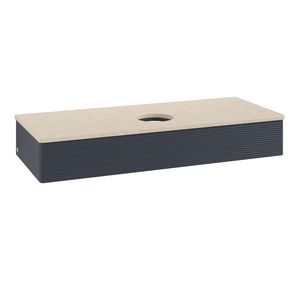 Wastafelonderkast Antao 1200x190x500mm Mid.Blue Matt Lacquer K10113HG