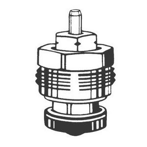 Thermostatisch binnenwerk tot eind 1984 voor DN15