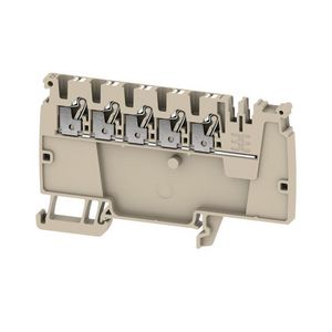 Doorvoer klem p.PUSH IN d.beige beige 2.5mm² 2 VVE=50