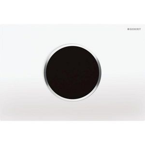 Onderdeel plaat 1-toets Sigma10 ROUND IR wit/chroom/wit