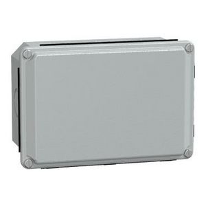 Klemmenkast Laag deksel 155x105x61mm IP55 Grijs Spacial SDB