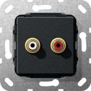 C-Audio verloopkab. Basiselement zwart m