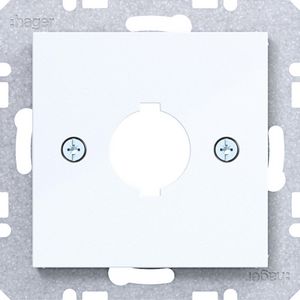 Centraalpl diam.18,8 mm A.x/C.x/S.1/B.x/Q.x/K.x lichtwit gl.