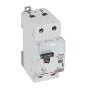 Aardlekautomaat DX3 1P + N B25A 6000A 30mA