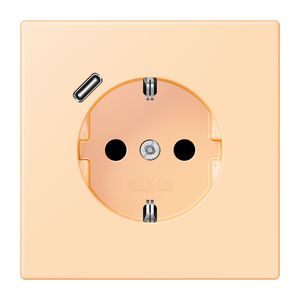 Wandcontactdoos met R/A + lader USB C Saf+ LC32060