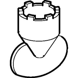 Sleutel cache M21,5x1