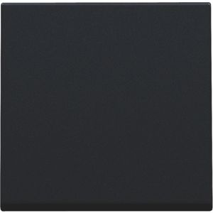 Afwerkingsset enkelv. elektr. schakelaar/knop black
