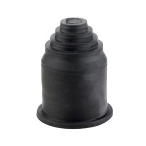 Eindtule kunststof Ø10mm zwart VVE=50