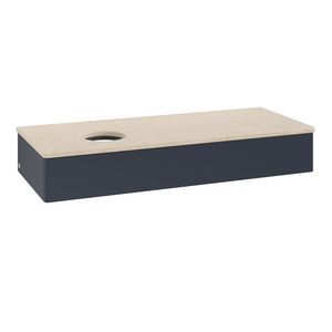 Wastafelonderkast Antao 1200x190x500mm Mid.Blue Matt Lacquer K11013HG