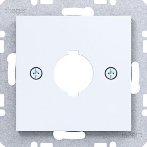 Centraalpl diam.18,8 mm A.x/C.x/S.1/B.x/Q.x/K.x lichtwit mat