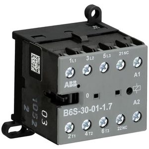 Magneetschakelaar mini 4kW 400Vac 3P spoelcode (7-1) 1NC