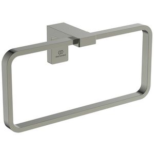 conca handdoekring rechthoekig silver storm (rvs look) T4502GN