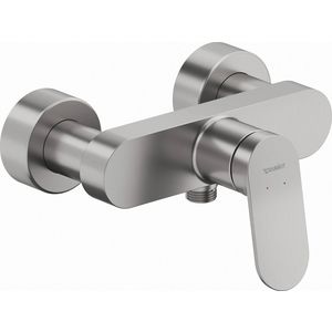 Wave 1-hendel douchemengkraan hoh 150mm rvs geborsteld incl. S-koppelingen