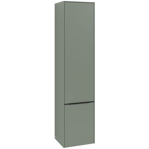 Hoge kast SUBWAY 3.0 400x1710x362mm Soft Green C58701AF greep Volcano Black