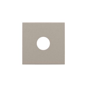 Afwerkingsset voor enkelvoudige coaxaansluiting voor tv claystone textured