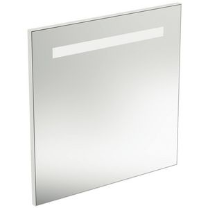 Strada II spiegel 700x700mm met verlichting boven