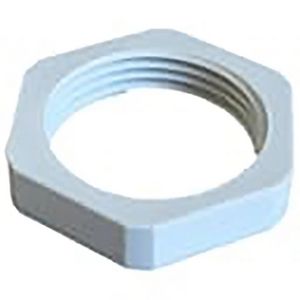 Locknut Polyamide 6+25 glasvezel 48PG RAL7035