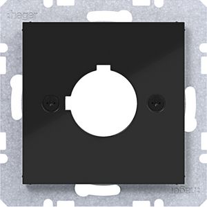 Centraalpl diam.22,5 mm A.x/C.x/S.1/B.x/Q.x/K.x zwart gl