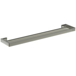 conca handdoekhouder 60cm rechthoekig dubbel silver storm (rvs look) T4